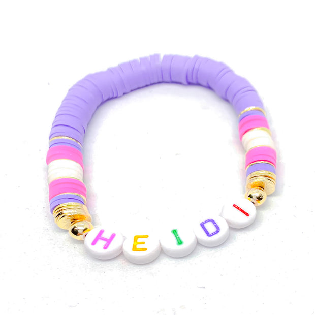 Girls Personalized Name Bracelets