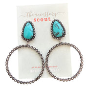 Record Year Turquoise Earrings