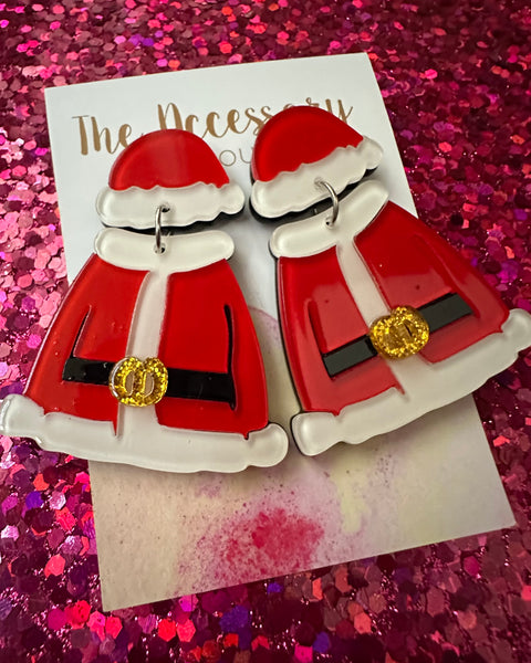 Santa Suit Earrings