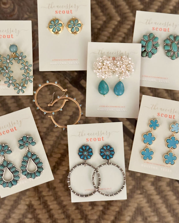 Rodeo Chic Turquoise Clusters