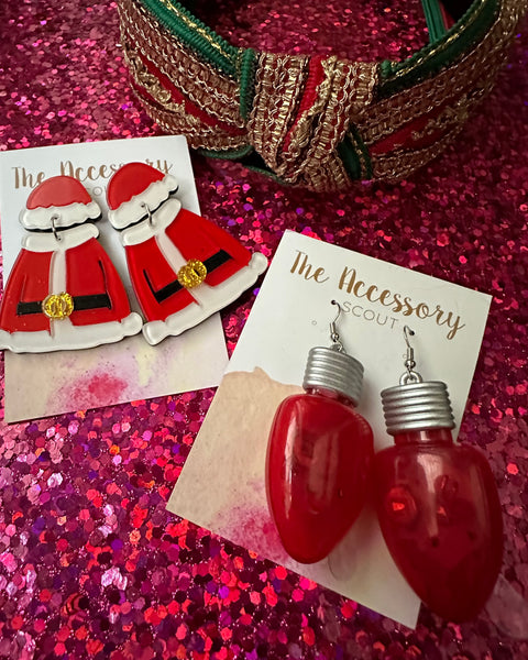 Santa Suit Earrings