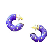 Periwinkle Mini Hoops Earrings
