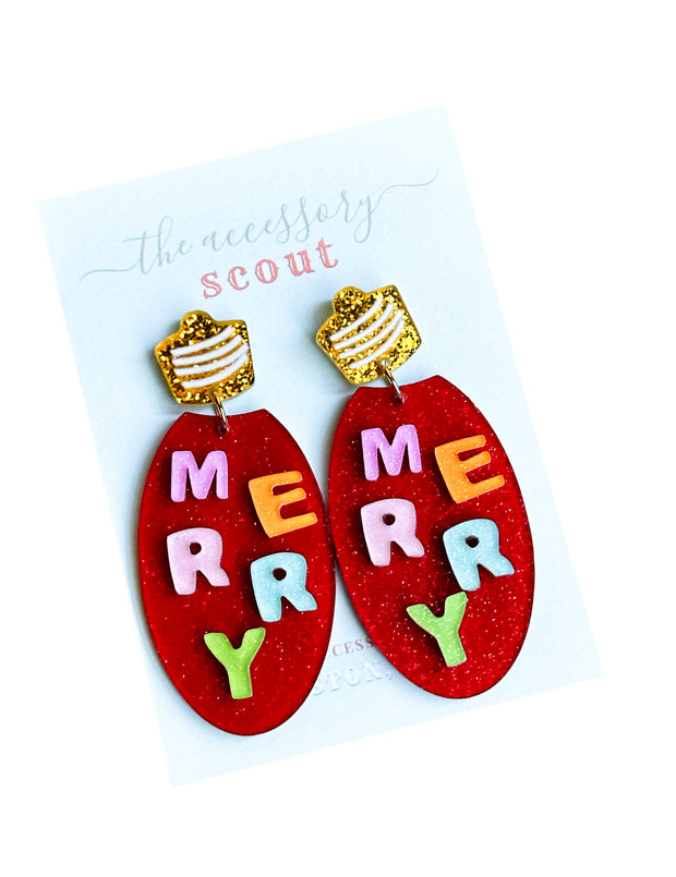 Merry and Bright Bulb Earrings