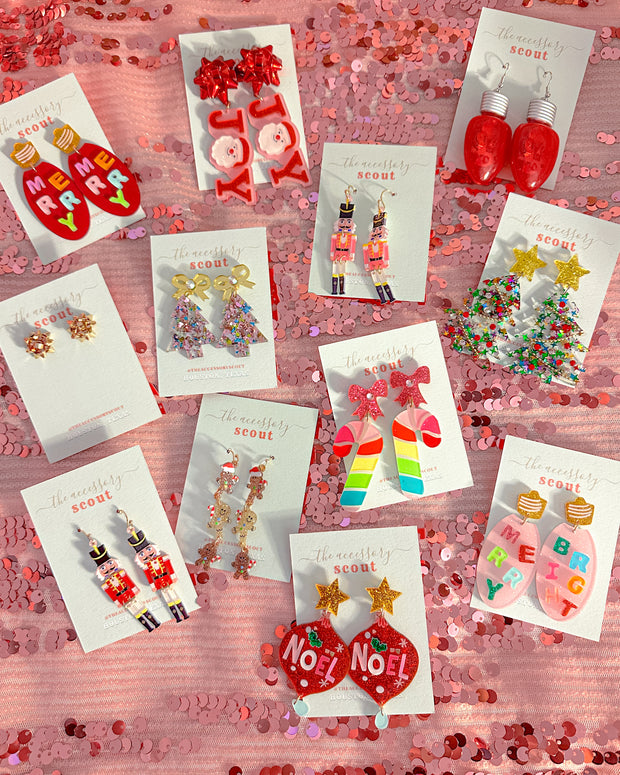 Merry and Bright Bulb Earrings
