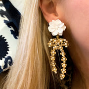 Natalie Bow Earrings - Bouquet Top