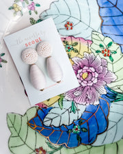 White Vacation Earrings