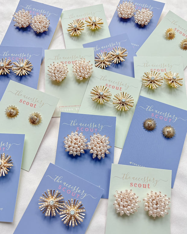 Pearly Party Studs