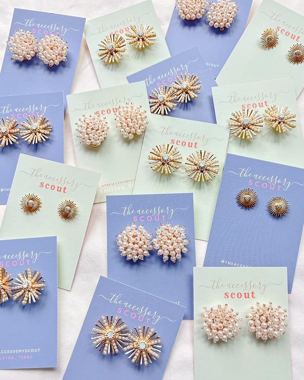 Pearly Party Studs