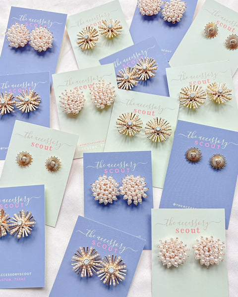 Pearly Party Studs