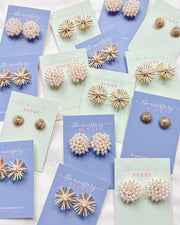 Pearl Cluster Studs - Small