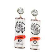 White Claw Earrings