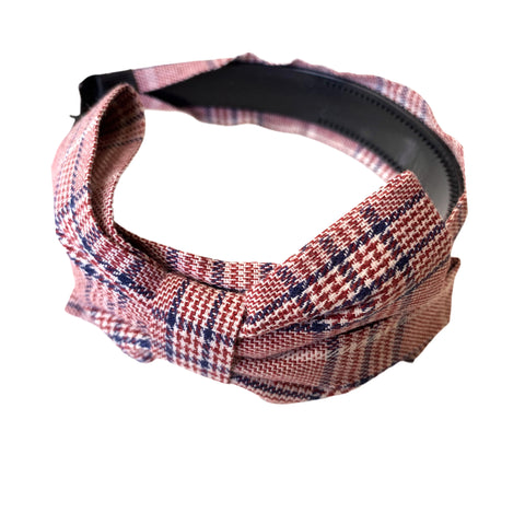 KIDS Mini Plaid Bow Headband