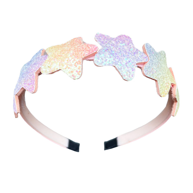 Ombre Pastel Stars Sequin Headband