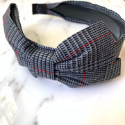 KIDS Mini Plaid Bow Headband