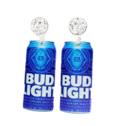 Scout Celebration Beer Babe Earrings- Coors Light