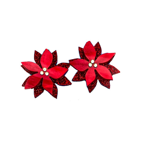 Scout Celebration Poinsettia Stud Earrings