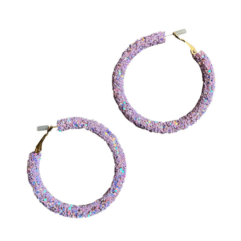 Sparkle Confetti Hoops