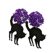 Scout Celebration Halloween Scared-y Cat Earrings