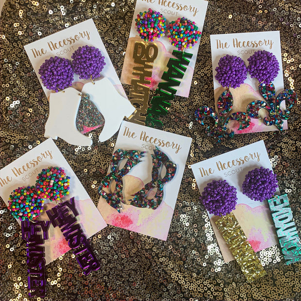 Krewe of Muses Earrings