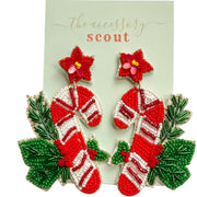 Candy Cane Earrings