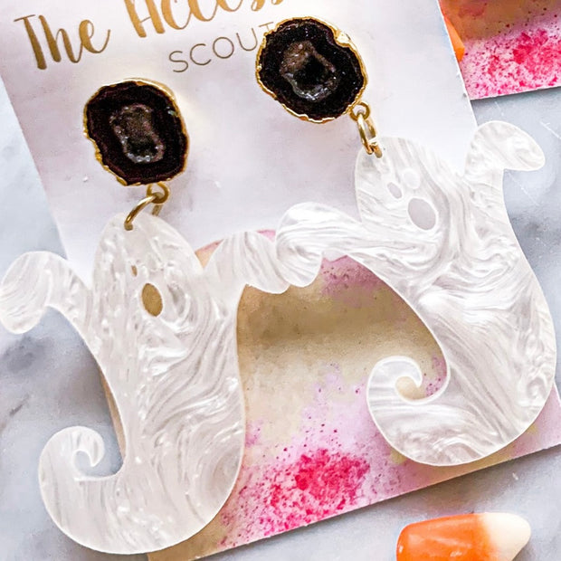 Scout Celebration Halloween Ghost Earrings