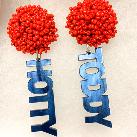 Scout Celebration Design Your Own Earrings - Solid Color Acrylic
