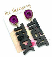 Scout Celebration Halloween Scared-y Cat Earrings
