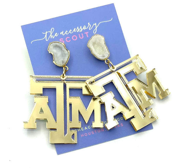 Scout Celebration Tailgate Texas A&M Earrings