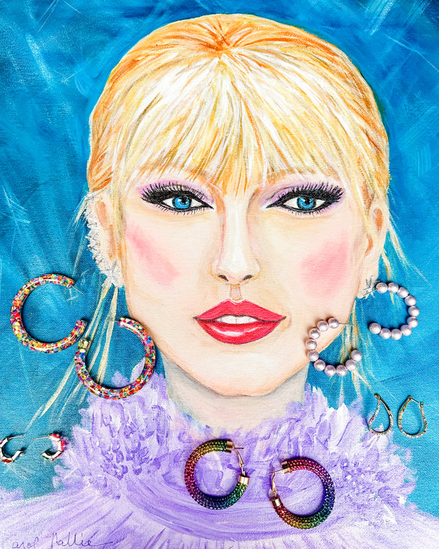 Bad Blood Hoop Earrings