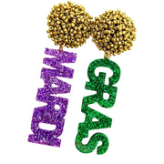 Scout Celebration Mardi Gras Earrings (3 COLOR OPTIONS)
