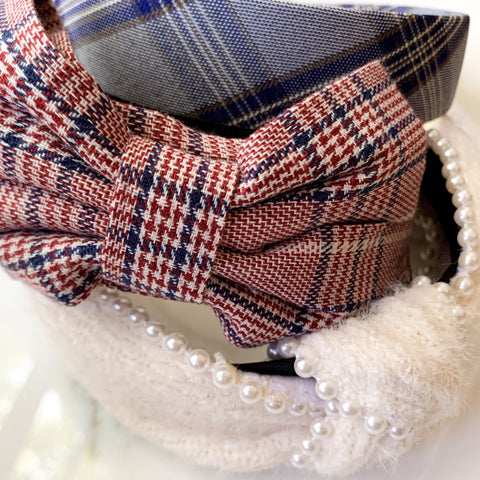 KIDS Mini Plaid Headband