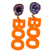 Scout Celebration Halloween BOO Earrings