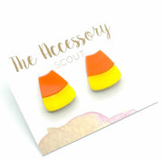 Scout Celebration Halloween Candy Corn Studs