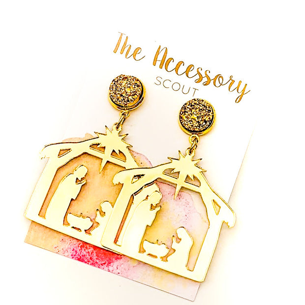 Scout Celebration Nativity Earrings