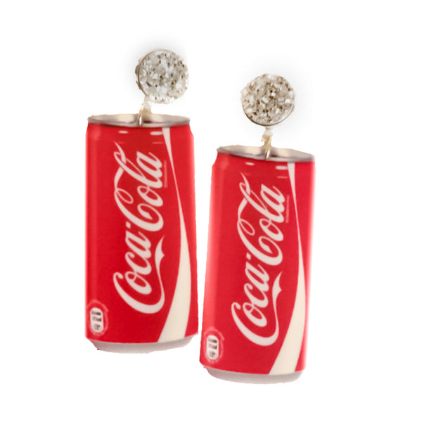 Acrylic Coke Earrings