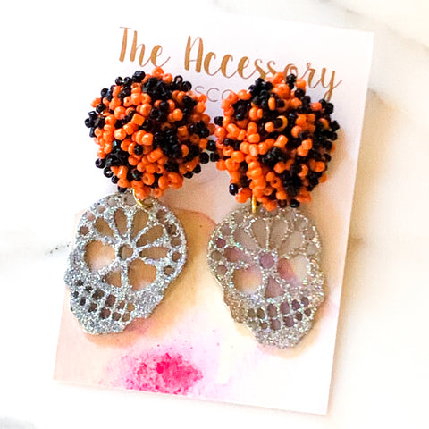 Scout Celebration Halloween Scared-y Cat Earrings